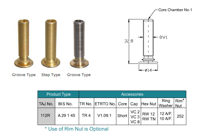 Brass Stem Without Rubber Base